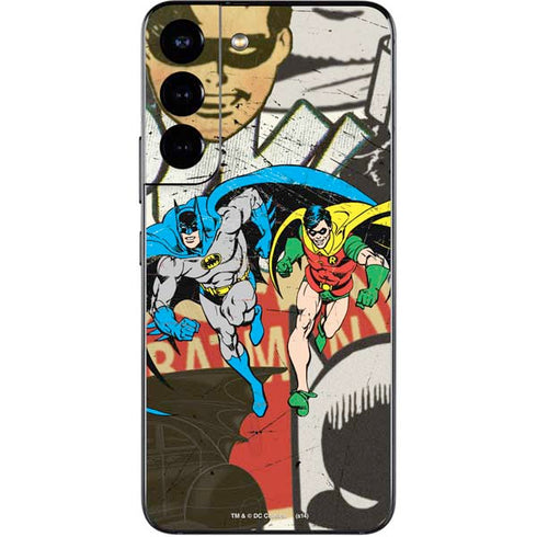 DC Comics Batman and Robin Vintage Action Pose Galaxy S22 Skin